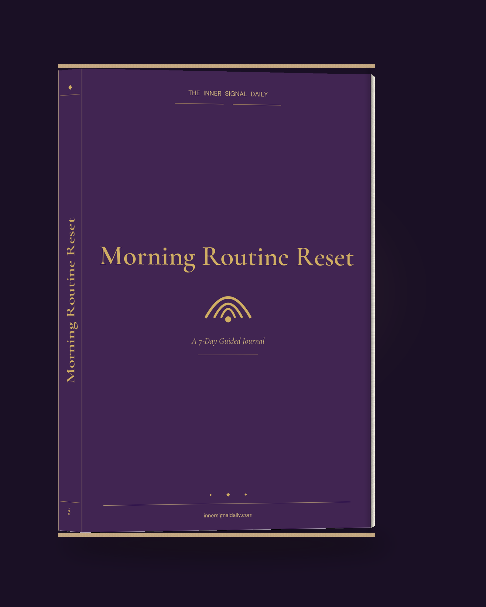 Morning Routine Reset companion journal
