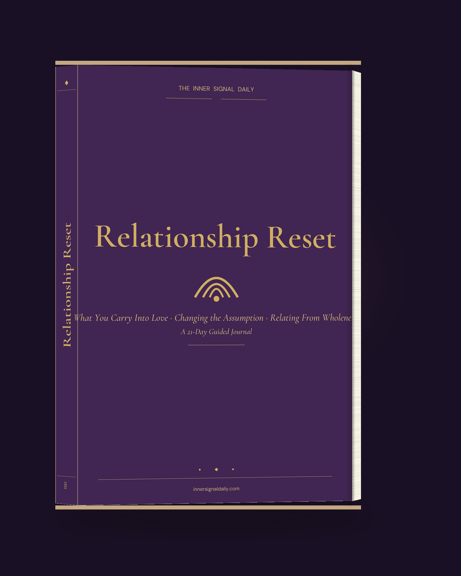 Relationship Reset companion journal